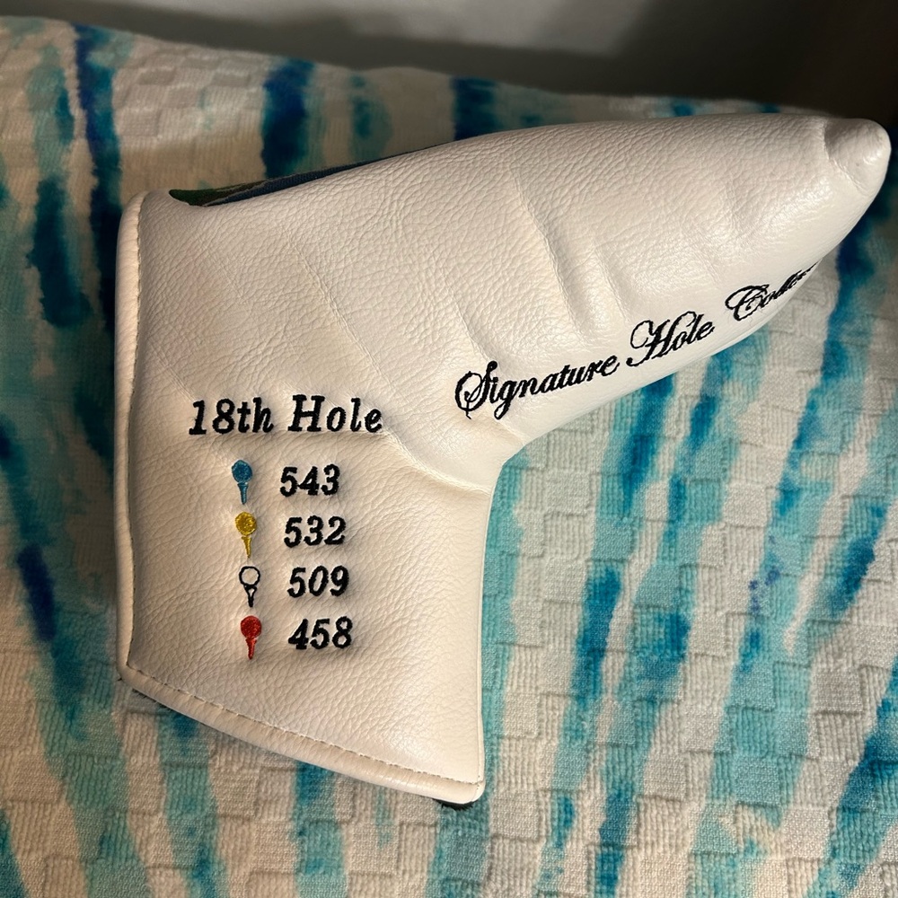New Pebble Beach #18 Putter Headcover